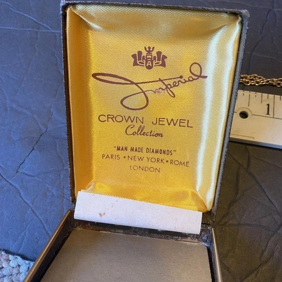 1880 E.PLUR.L.BUS.UNUM By Crown Jewel Man Made Diamonds Necklace Pendant - Picture 6 of 8